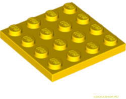 LEGO® Alkatrészek (Pick a Brick) Sárga 4X4 Lapos Elem 4243817 (4243817)