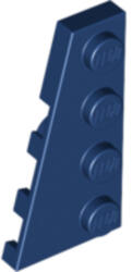LEGO® Alkatrészek (Pick a Brick) Sötétkék 2x4 Bal Oldali lapos Ék Elem 4529954 (4529954)