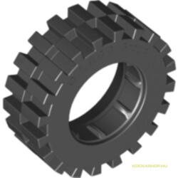 LEGO® Alkatrészek (Pick a Brick) Fekete 30X10.5 Offset Gumikerék 234626 (234626)