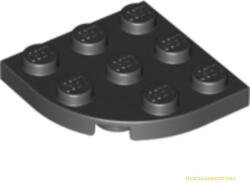 LEGO® Alkatrészek (Pick a Brick) Fekete 3X3 Lapos 1/4 Kör 4227392 (4227392)