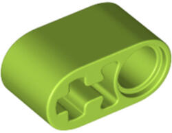 LEGO® Alkatrészek (Pick a Brick) Lime 1x2 Technic Csatlakozó 6344866 (6344866)