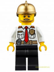 LEGO® Minifigurák Tűzoltó Parancsnok Arany Sisakkal cty0350 (cty0350)