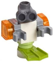 LEGO® Minifigurák Friends Zobo the Robot - Lime Flipper frnd317 (frnd317)