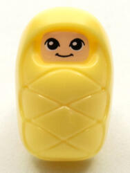 LEGO® Minifigurák Baby / Infant - with Stud Holder on Back with Smiling Face and Large Eyes Pattern (Baby Sophie) frnd430 (frnd430)