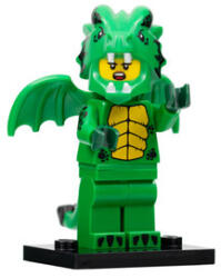 LEGO® 2022 LEGO® Újdonságok Zöld sárkány jelmezes lány col23-12 (col23-12)