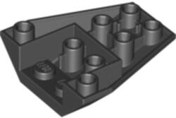 LEGO® Alkatrészek (Pick a Brick) Fekete 4X2/18° Inverz elem 6092952 (6092952)