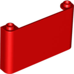 LEGO® Alkatrészek (Pick a Brick) Piros 1x6x3 Szélvédő 4585642 (4585642)