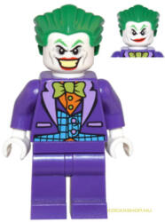 LEGO® Minifigurák A Joker - Lila Öltönyben, Kék mellénnyel, dupla arcal sh0206 (sh0206)
