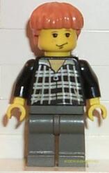 LEGO® Minifigurák Ron Weasley - Fekete és fehér póló hp032 (hp032)