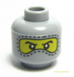 LEGO® Alkatrészek (Pick a Brick) Minifigura Fej Szürke Maszkban 3626bpb0246 (3626bpb0246)