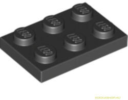 LEGO® Alkatrészek (Pick a Brick) Fekete 2X3 Lapos Elem 302126 (302126)