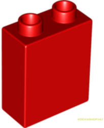 LEGO® Alkatrészek (Pick a Brick) 1x2x2 Piros DUPLO elem 4100634 (4100634)