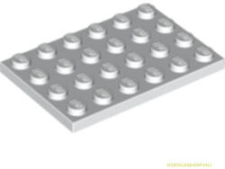 LEGO® Alkatrészek (Pick a Brick) Fehér 4X6 Lapos Elem 303201 (303201)