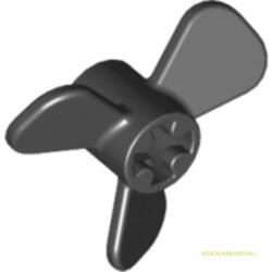 LEGO® Alkatrészek (Pick a Brick) Fekete Propeller 3 Éllel 3 Átmérő 604126 (604126)