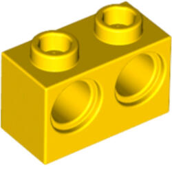 LEGO® Alkatrészek (Pick a Brick) Sárga 1x2x1 elem 2 Lyukkal 4201615 (4201615)