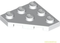 LEGO® Alkatrészek (Pick a Brick) Fehér 3X3 Lapos Sarokelem 245001 (245001)