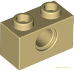 LEGO® Alkatrészek (Pick a Brick) Bézs Technic 1X2 Elem, Lyukkal 4205107 (4205107)