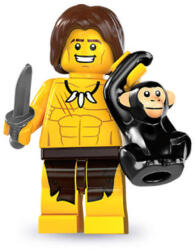 LEGO® Minifigurák Minifigura 7. sorozat - Dzsungel fiú majommal col07-10 (col07-10)