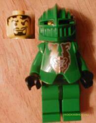 LEGO® Minifigurák Kingdom Rascus lovag zöld páncélban cas266 (cas266)