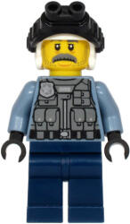 LEGO® Minifigurák Police - Officer Sam Grizzled, Sand Blue Jacket cty1204 (cty1204)