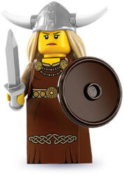 LEGO® Minifigurák Minifigura 7. sorozat - Viking nő col07-13 (col07-13)