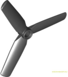 LEGO® Alkatrészek (Pick a Brick) Fekete Propeller 6055123 (6055123)