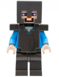 LEGO® Minifigurák Steve - Pearl Dark Gray Legs, Helmet, and Armor min098 (min098)