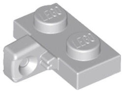LEGO® Alkatrészek (Pick a Brick) Világos Kékesszürke 1x2 Lapos elem csatlakozóval 6266251 (6266251)