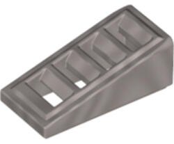 LEGO® Alkatrészek (Pick a Brick) Metálezüst 1x2 Ívelt Rácsos Elem 6092115 (6092115)