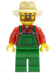 LEGO® Minifigurák Kalapos Farmer Gazda Overallban cty0133 (cty0133)