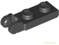 LEGO® Alkatrészek (Pick a Brick) Fekete 1X2 Lapos Elem Végén Fogas Csatlakozóval 4183060 (4183060)