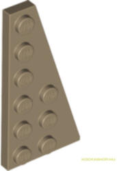 LEGO® Alkatrészek (Pick a Brick) Sötét Cserszínű 6x3 Módosított Laposelem Jobb 6002849 (6002849)