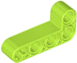 LEGO® Alkatrészek (Pick a Brick) Lime 4x2 Hajlított Technic Csatlakozó 6271826 (6271826)