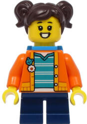 LEGO® Minifigurák Madison (Maddy) - Orange Jacket, Dark Azure Backpack cty1390 (cty1390)