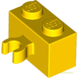 LEGO® Alkatrészek (Pick a Brick) Sárga 1X2 Elem Vízszintes Tartóval 4113206 (4113206)