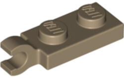 LEGO® Alkatrészek (Pick a Brick) Sötétbézs 1x2 Módosított Lapos Elem Csatlakozóval 6354662 (6354662)