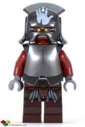 LEGO® Minifigurák Uruk-hai - Páncél és Fehér Kéz Sisakban lor022 (lor022)