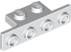 LEGO® Alkatrészek (Pick a Brick) Fehér 1x4 módosított lap 4 bütyökkel 6168618 (6168618)
