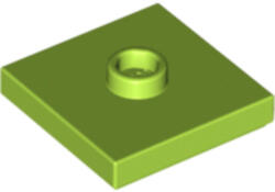 LEGO® Alkatrészek (Pick a Brick) Lime színű 2X2 Lapos Elem 1 Bütyökkel 6056291 (6056291)