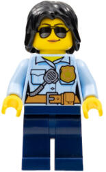 LEGO® Minifigurák Police Officer, Female, Dark Blue Legs, Sunglasses cty0936 (cty0936)