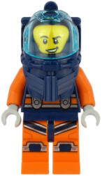 LEGO® Minifigurák Deep Sea Diver - Male, Dark Blue Helmet, Lopsided Grin cty1164 (cty1164)