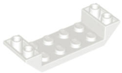 LEGO® Alkatrészek (Pick a Brick) Fehér 2x6 Inverz Cserép 6131572 (6131572)