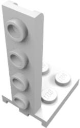LEGO® Alkatrészek (Pick a Brick) Fehér 2x2 Módosított Lapos Eleme 1x4-es Függőleges Csatlakozóval 242201 (242201)