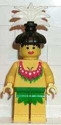 LEGO® Minifigurák Szigetlakó Nő pi066 (pi066)