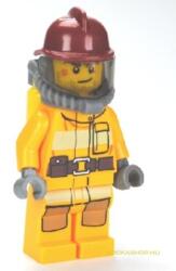 LEGO® Minifigurák Tűzoltó piros sisakkal, sárga oxygén palackkal cty0287 (cty0287)