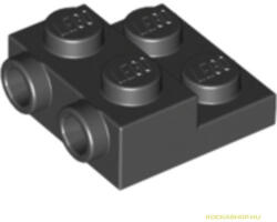 LEGO® Alkatrészek (Pick a Brick) Fekete 2x2x2 Módosított Laposelem 6052126 (6052126)
