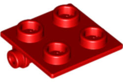 LEGO® Alkatrészek (Pick a Brick) Piros 2x2 Zsanér elem felső 613421 (613421)