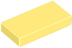LEGO® Alkatrészek (Pick a Brick) Halvány sárga 1X2 Csempe 6061201 (6061201)
