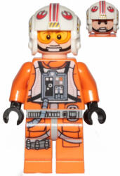 LEGO® Minifigurák Luke Skywalker (pilóta) - sisakrostély fent/lent sw0991 (sw0991)