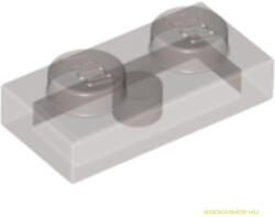LEGO® Alkatrészek (Pick a Brick) Átlátszó fekete 1X2 Lapos Elem 6001197 (6001197)